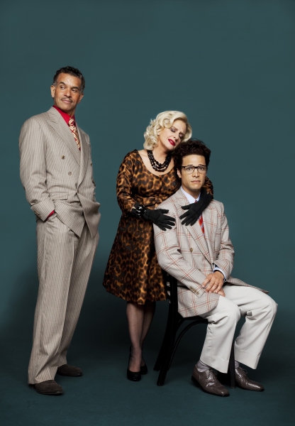 Brian Stokes Mitchell as Ivan, Patti LuPone as Lucia and Justin Guarini as Carlos Photo